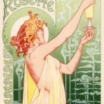 1896 - Privat Livemonts pubblicità per Absinthe Robette