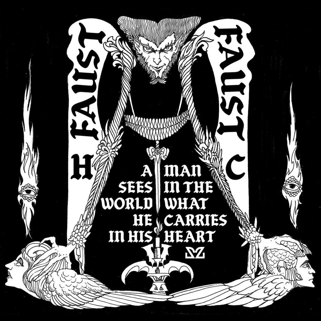 Illustration by Zoa Studio dedicated to Harry Clarke's Faust