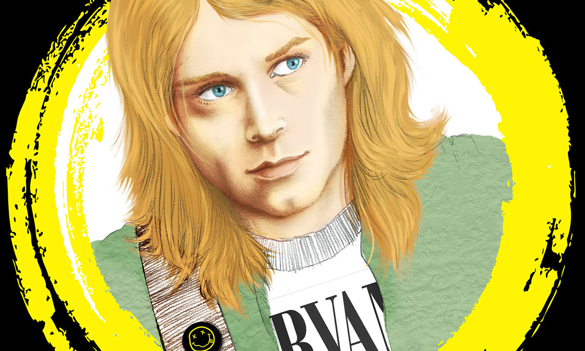 Ritratto di Kurt Cobain di Zoa Studio