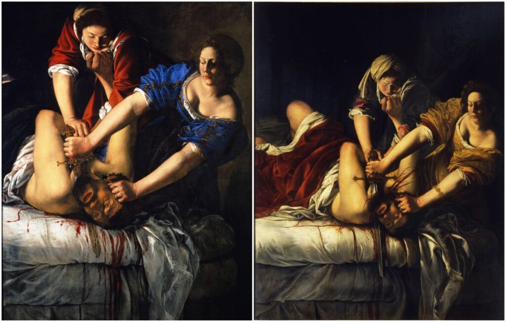 Giuditta decapita Oloferne -Artemisia Gentileschi
